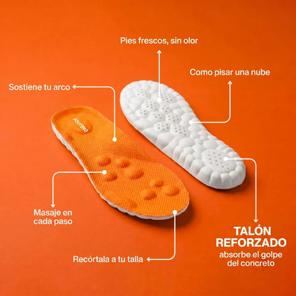 Talón reforzado: absorbe el golpe del concreto