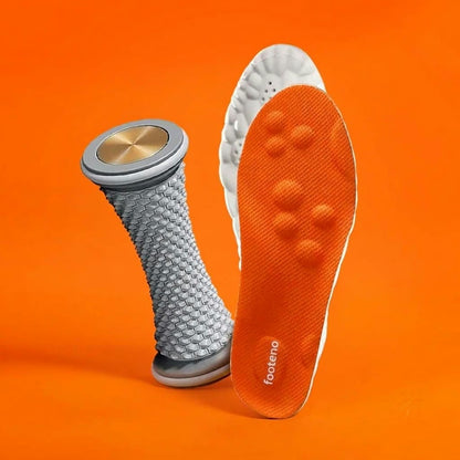 Kit Footeno: plantillas de masaje y rodillo