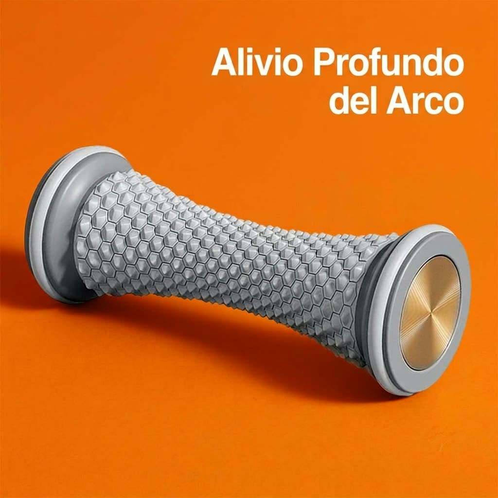 Alivio profundo del arco con el rodillo Footeno